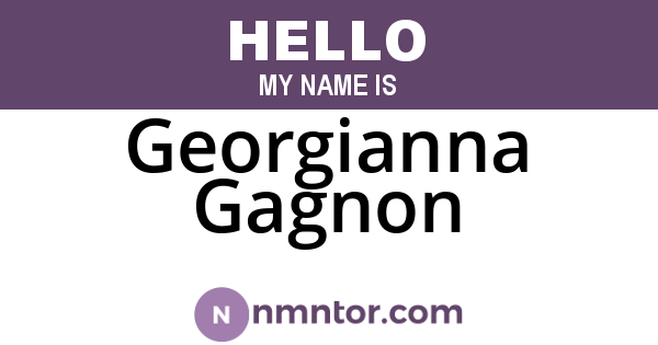 Georgianna Gagnon