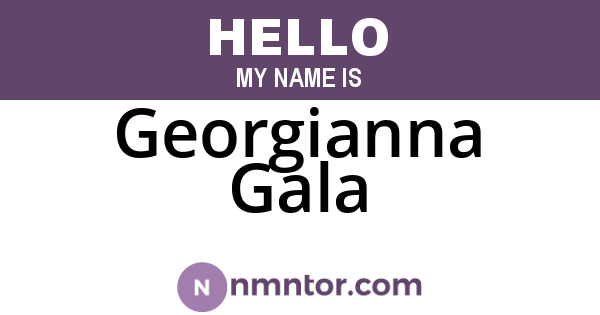 Georgianna Gala