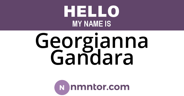 Georgianna Gandara