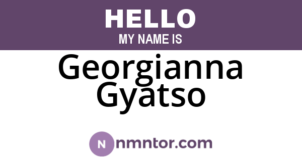 Georgianna Gyatso