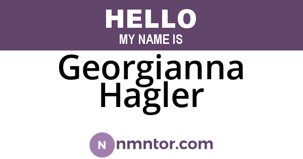 Georgianna Hagler