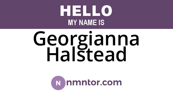 Georgianna Halstead