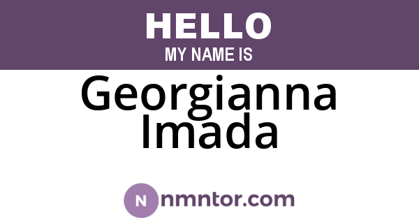 Georgianna Imada