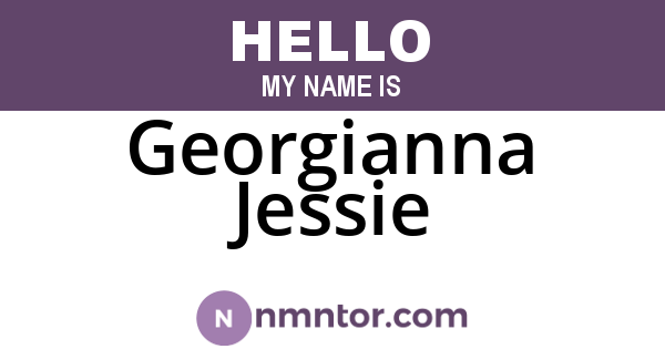 Georgianna Jessie