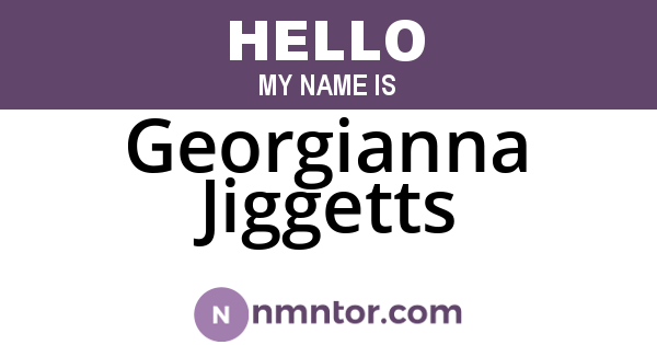 Georgianna Jiggetts