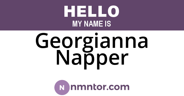 Georgianna Napper