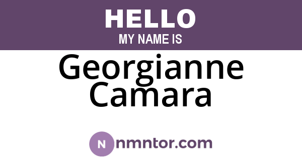 Georgianne Camara