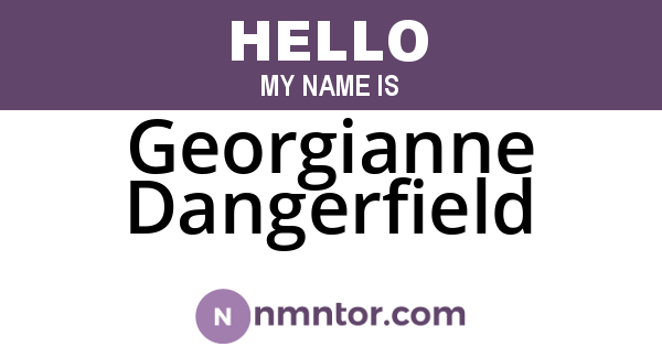 Georgianne Dangerfield