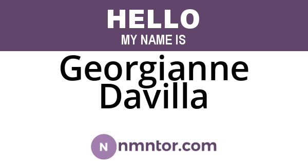 Georgianne Davilla