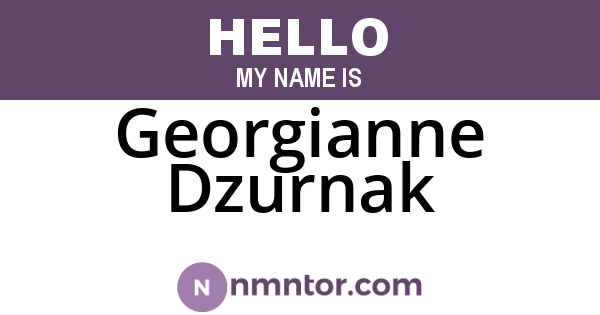 Georgianne Dzurnak