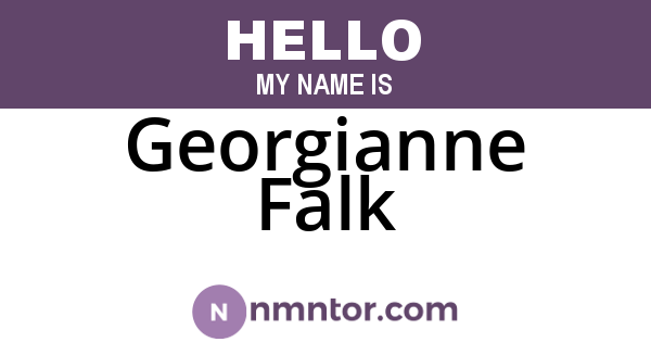 Georgianne Falk