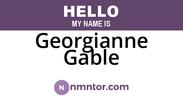 Georgianne Gable