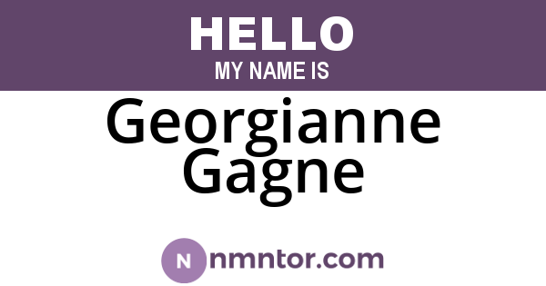 Georgianne Gagne