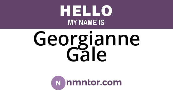 Georgianne Gale