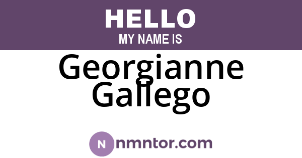 Georgianne Gallego