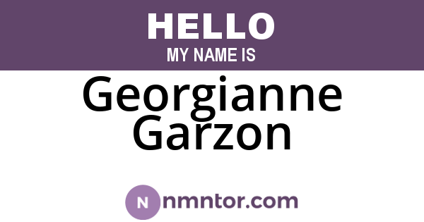 Georgianne Garzon