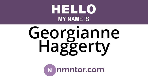 Georgianne Haggerty