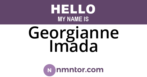 Georgianne Imada