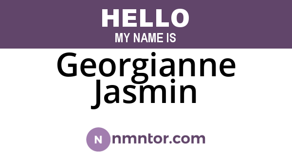 Georgianne Jasmin