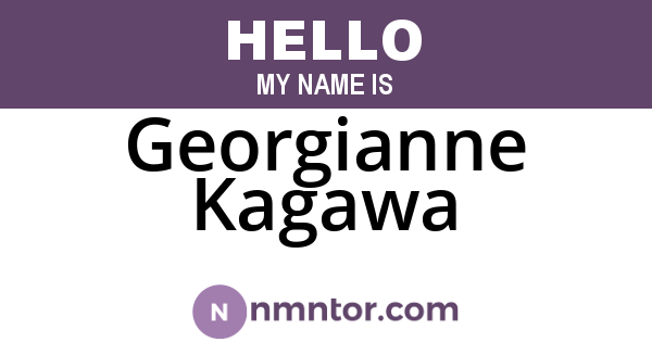 Georgianne Kagawa