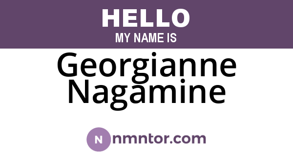 Georgianne Nagamine