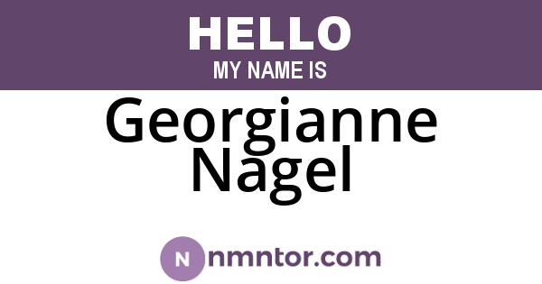 Georgianne Nagel