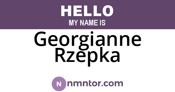 Georgianne Rzepka
