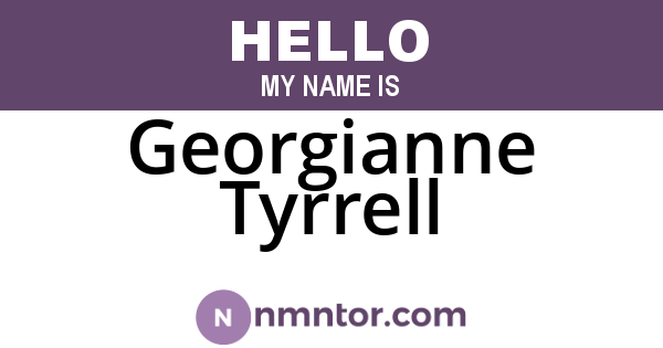 Georgianne Tyrrell