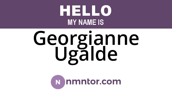 Georgianne Ugalde