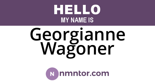 Georgianne Wagoner