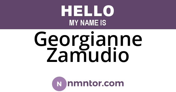 Georgianne Zamudio