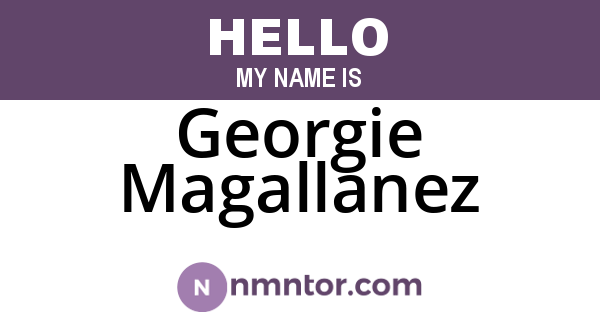Georgie Magallanez