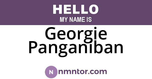 Georgie Panganiban