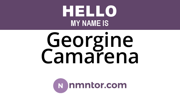 Georgine Camarena