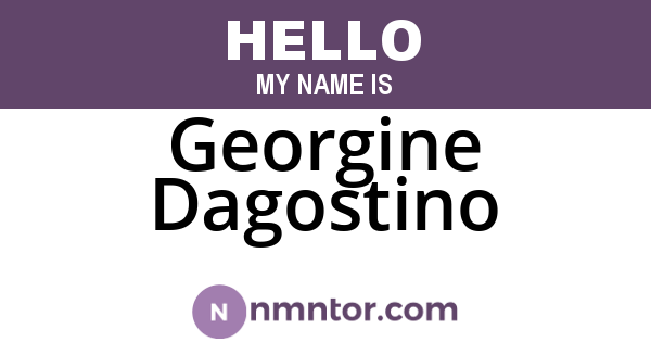 Georgine Dagostino