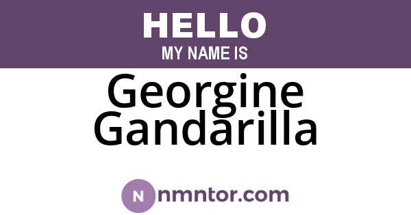 Georgine Gandarilla