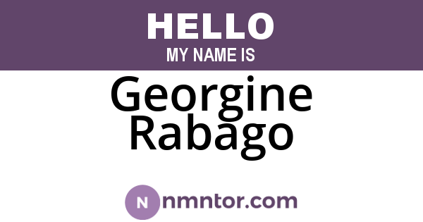 Georgine Rabago
