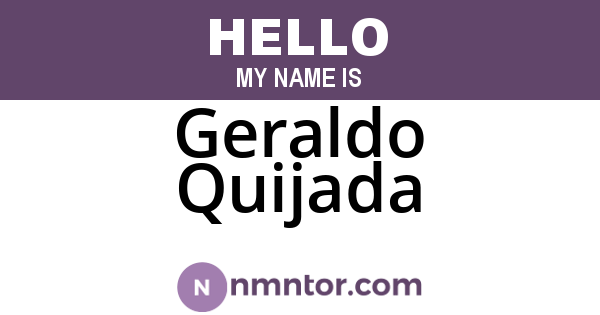 Geraldo Quijada