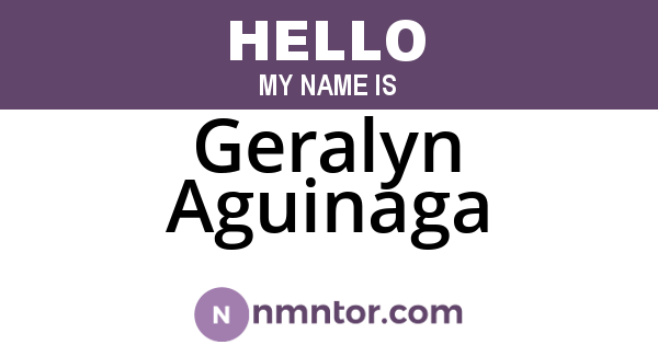Geralyn Aguinaga