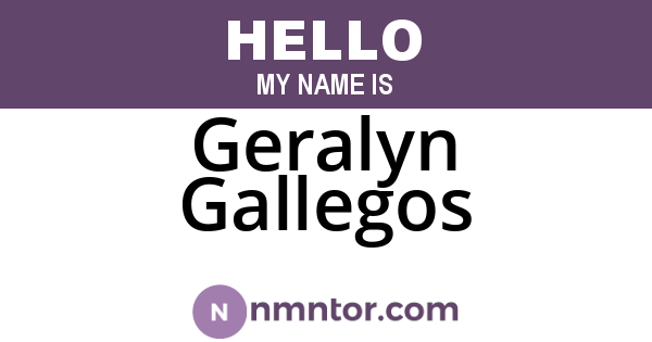 Geralyn Gallegos