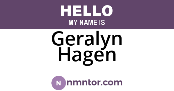 Geralyn Hagen