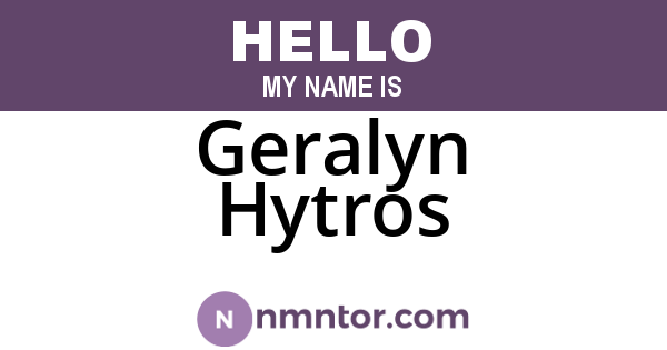 Geralyn Hytros