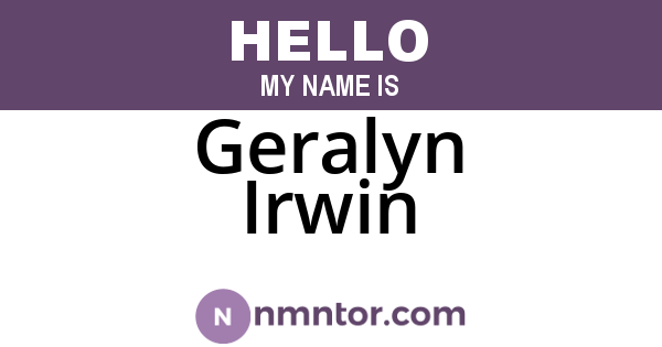Geralyn Irwin
