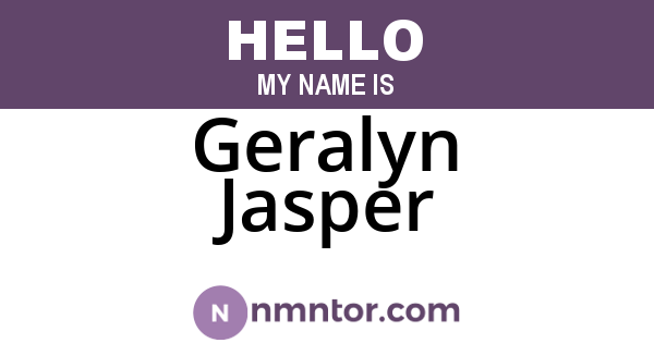 Geralyn Jasper