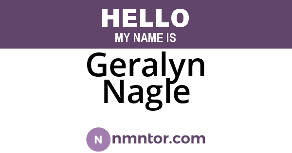 Geralyn Nagle