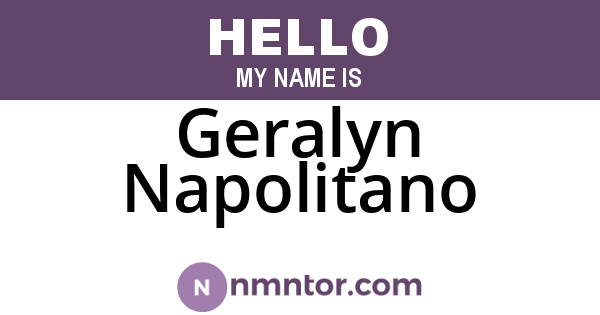Geralyn Napolitano