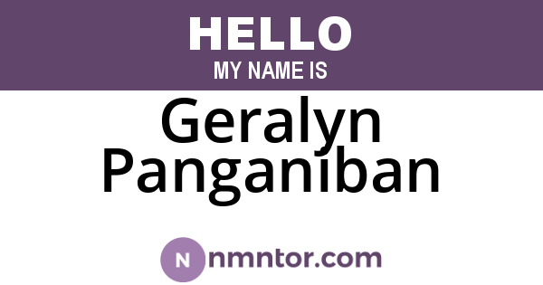 Geralyn Panganiban