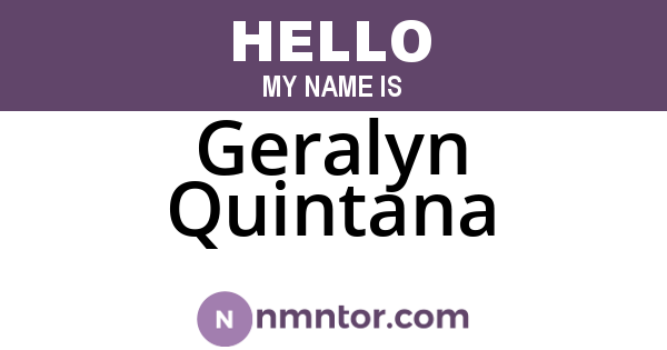 Geralyn Quintana