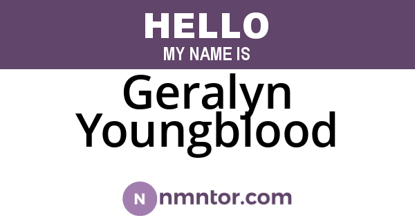 Geralyn Youngblood