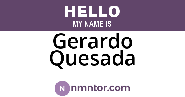 Gerardo Quesada